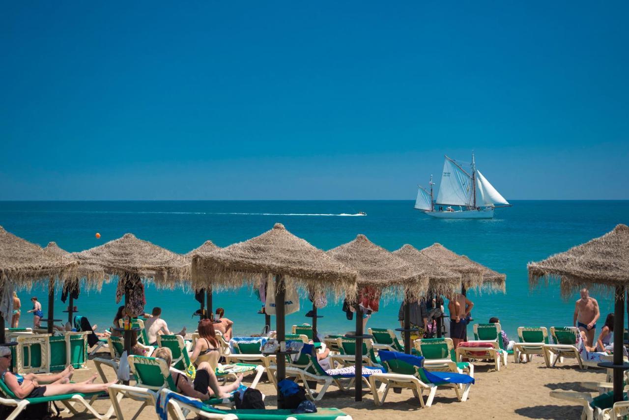 Benal Beach, Luxury Sea & Mountain View Beachside 1 Bedroom Apartment Benalmadena Bagian luar foto